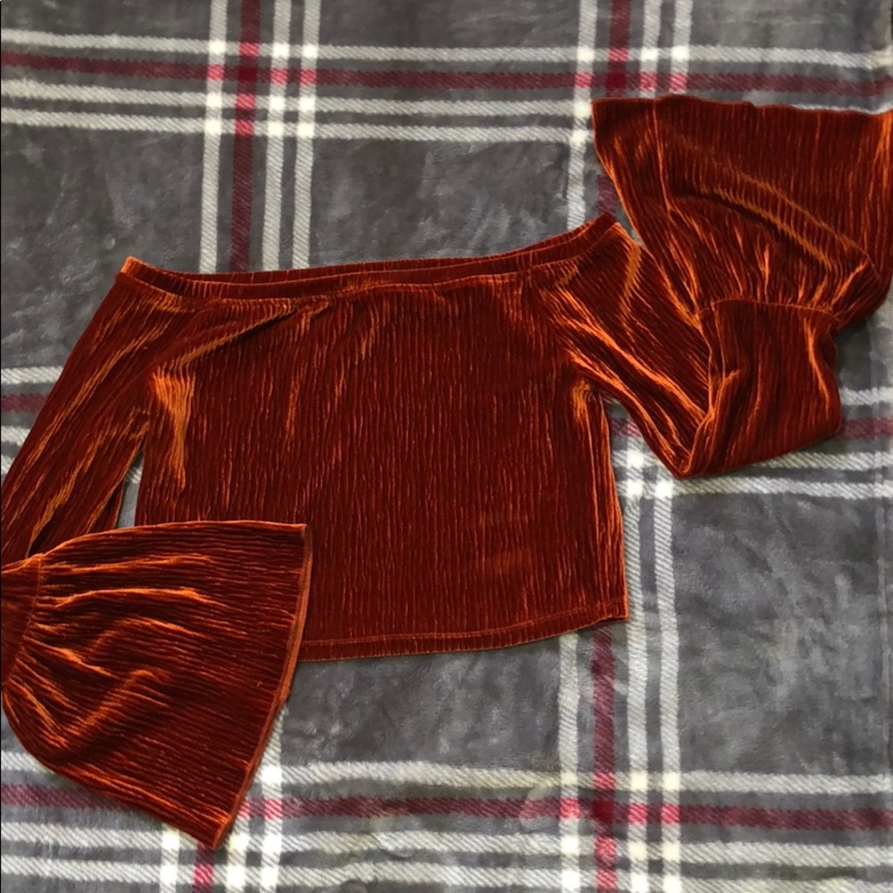 Forever 21 bell-sleeve crop top!